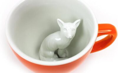 Creature Cups Fox Ceramic Cup