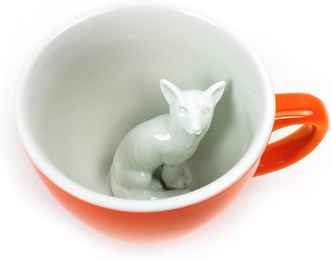 Creature Cups Fox Ceramic Cup
